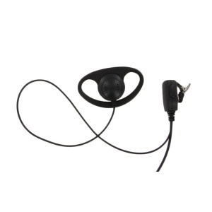 XLT DR110 D-Ring Earpiece with Lapel PTT Microphone