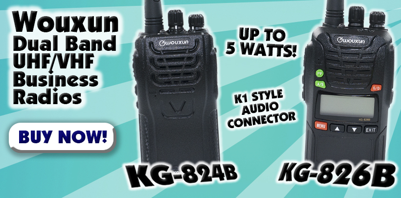 Wouxun Dual Band UHF/VHF Business Radios!