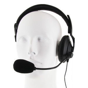 XLT Medium Duty Lightweight Headset w/ PTT and Boom Microphone