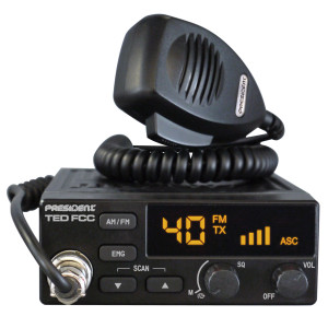 President TED FCC AM/FM CB Radio