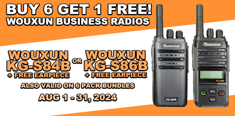 Wouxun FREE Business Radio + Earpiece Offer!